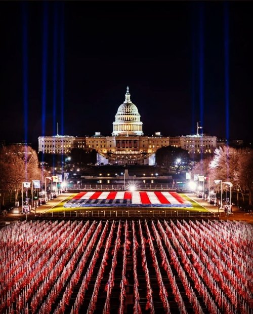 Beautiful ceremony! A new dawn! A season of unity and LOVE!!!!!! 🇺🇸🇺🇸🇺🇸❤️💙 #46 @joebiden  https://www.instagram.com/p/CKRpEB0rUdJ/?igshid=3rdh0rrm9b2f