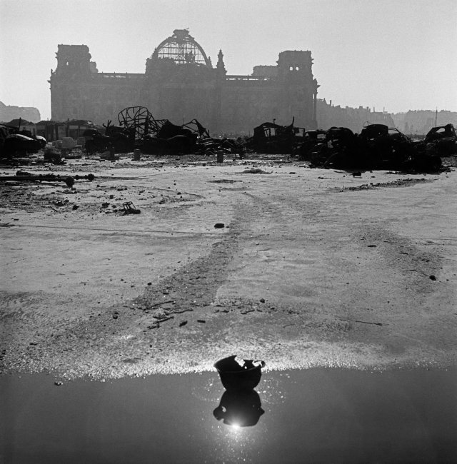 Werner Bischof. Ruins of Reichstag, Berlin, 1946.