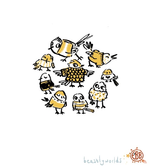 beastlyworlds:Birds & jumpers to wish you happy days