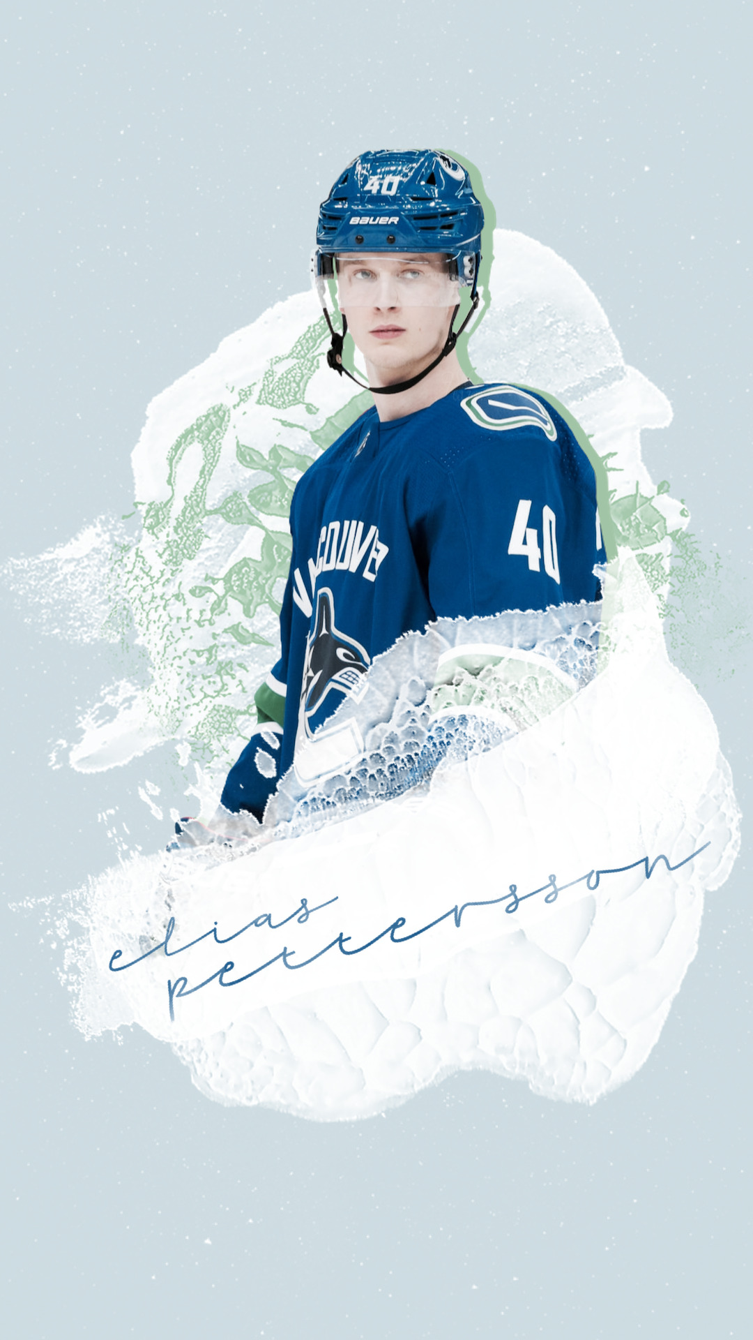 Where Hockey Meets Art — wallpapers • elias pettersson + name & number