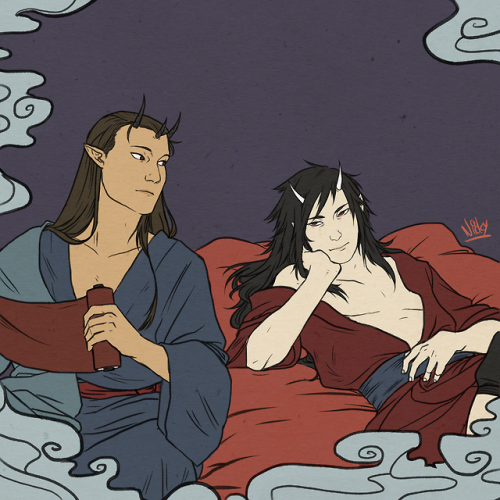 kisamesfacioplegia:This was a weirdly emotional piece for me to work on, because it’s a redraw