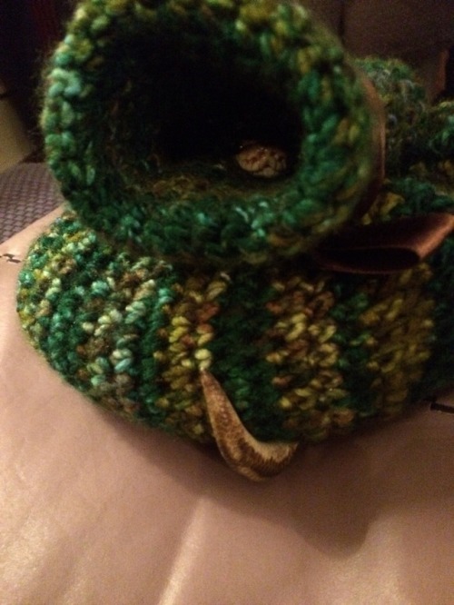 My Snek Merlin Got An Early Christmas Present, I Think He Likes It, He Didn't Want To Come Out Of It
