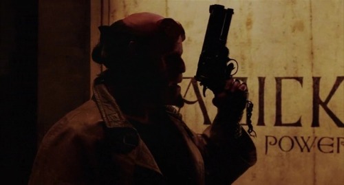 scenesandscreens: Hellboy (2004) Director - Guillermo del Toro, Cinematography - Guillermo Navarro &