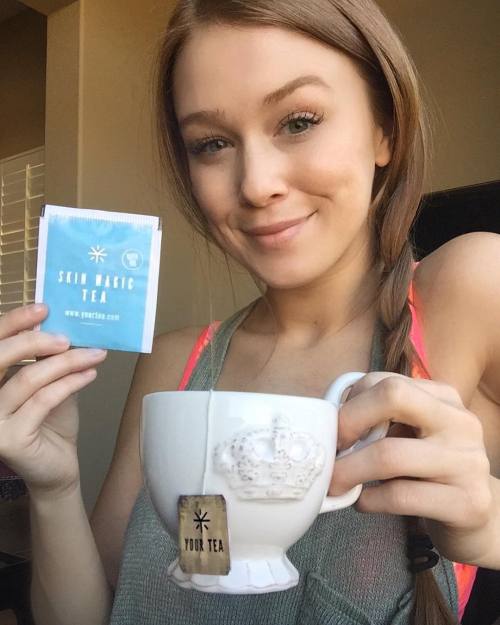 Porn Evening tea break ☕️ Drinking #skinmagictea photos