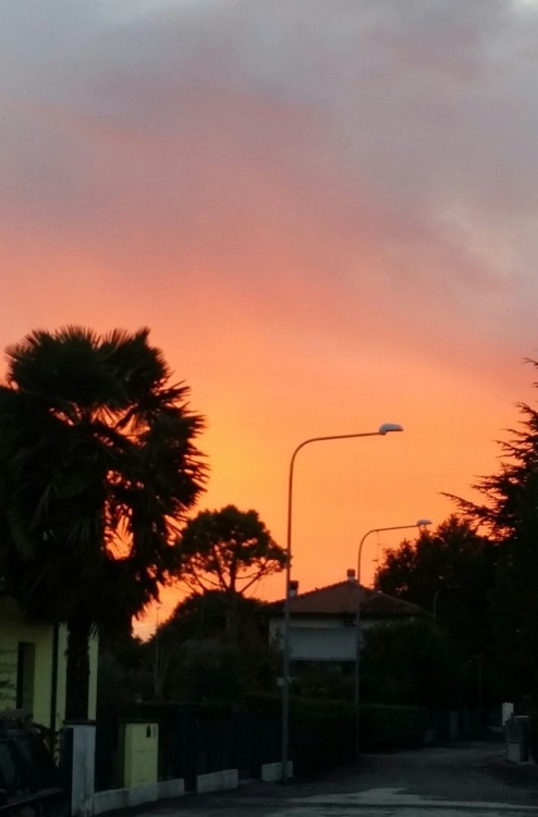 The sky today after some heavy rain