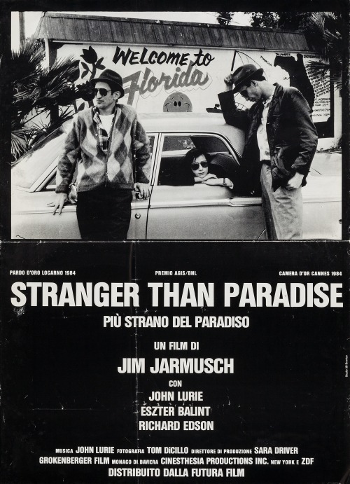 phdonohue:  Italian Poster for Stranger Than Paradise (Jim Jarmusch, 1984)