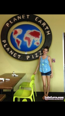 My favorite gluten free pizza place!! :)
