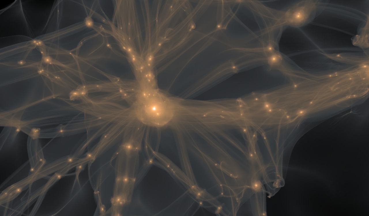 smooth-rich-mellow:  silicongarden:  Dark Matter Streams - It’s amazing … at