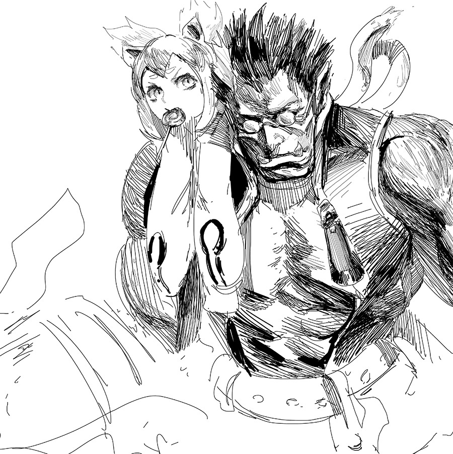 doodlezbd:  More drawthread shit + a silly Dino Crisis thing for idrawanimebecauseiamafaggot