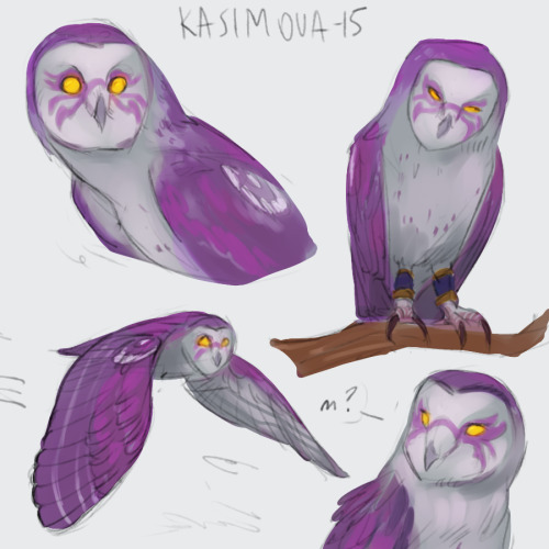 kasimova-daria:  Aovin’s druid forms: panther, barn owl, roe deer, and the Tree of Life. 