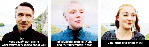 anotherfandomweirdo: “If you could give your characters one piece of advice, what would it be?