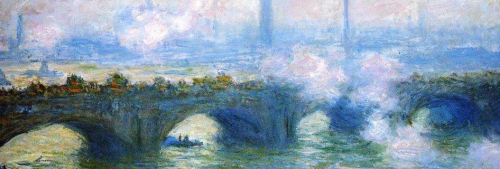 Waterloo Bridge, London: Claude Monet.