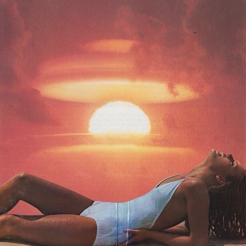 josephwebb:Heatwave! ‘Atomic Tan’ #collage #joewebb #atomic #nuclear #summer #heatwave #tan