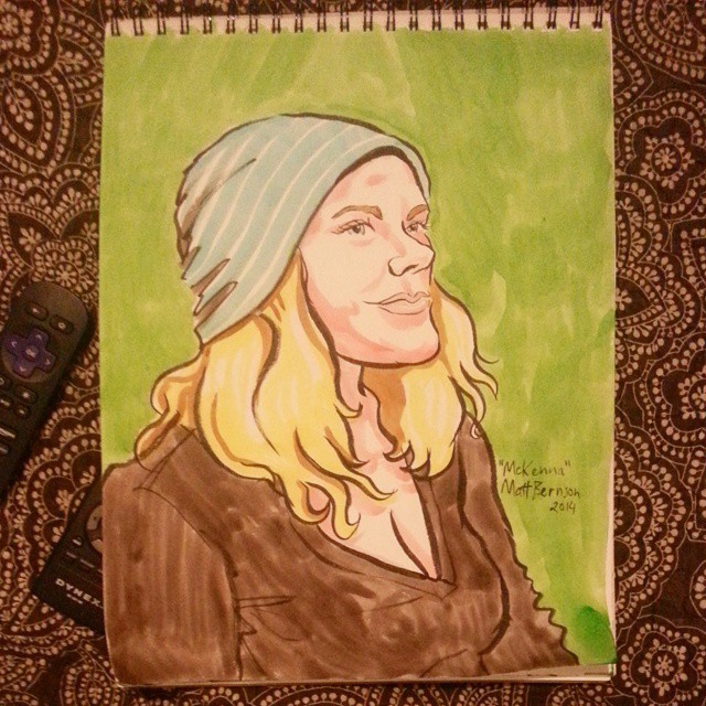 Portrait of McKenna.