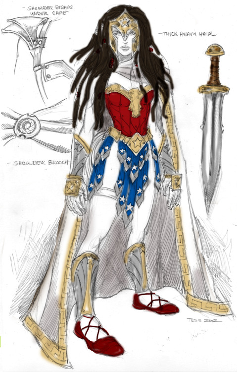 tabzthemighty: janinekspendlove: eschergirls: meagan-marie: Warrior Wonder Woman - From Concept to 