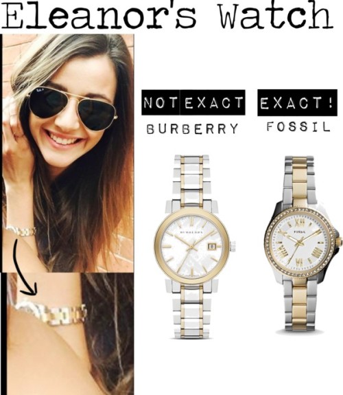 fossil burberry watch