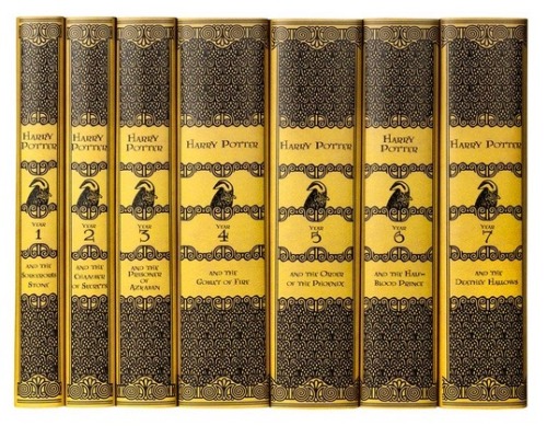 titancia:lord–swoledemort:forestsandfoxes:witchling:Harry Potter book sets to match your Hogwarts Ho