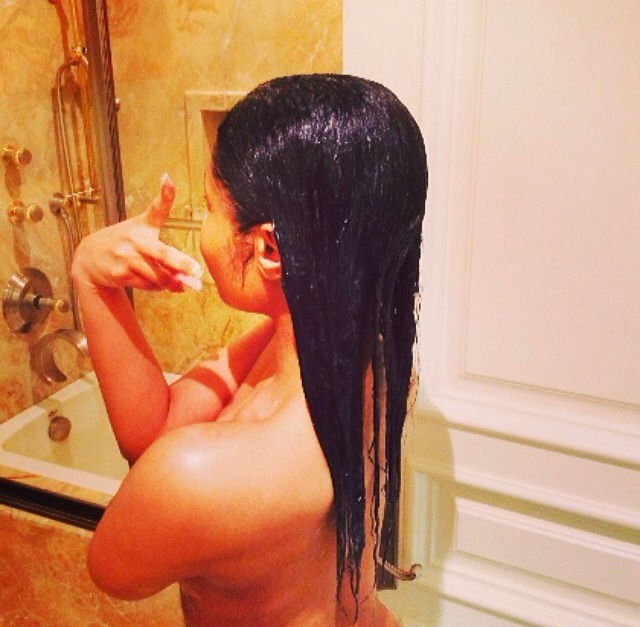 cashmerethoughtsss:  Nicki Minaj, real hair, no makeup 