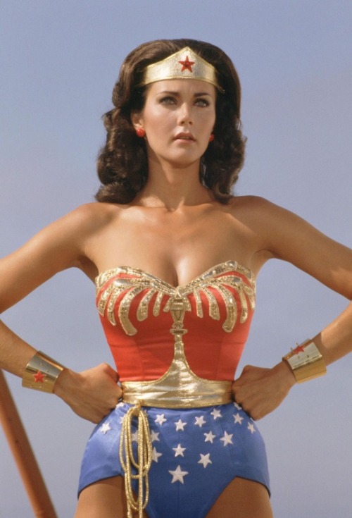 Be still, my fifth-grade heart. The stunning Lynda Carter as Wonder Woman.  