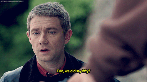 aconsultingdetective: ∞ Scenes of Sherlock Well, you’re gonna lose your money, mate.