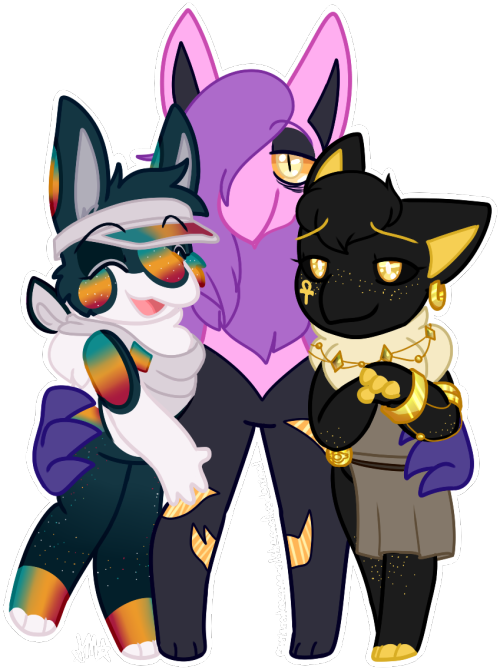 theconfusedanimal:Group chibi commission for @conflitdecanard! Very cute Hypnos over here!THIS ART I