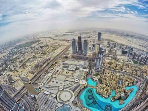 Dubai from #burjkhalifaShot with @gopro @goproin Hero 4 Black. #GoPro #goproawards #GoPro3000 #gopro