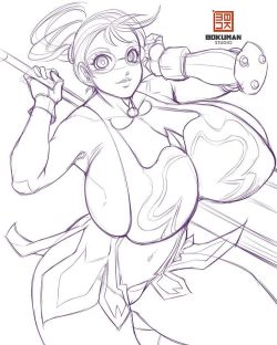 bokuman: Cattleya!   #Catleya #queensblade #milf #art #sketch #patreon #sobig 