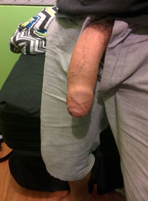 thick8by8:  Beautiful big uncut cock! 