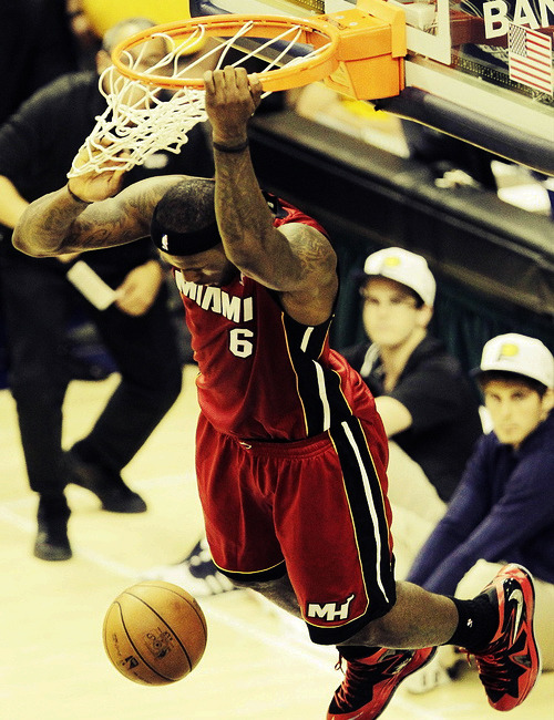 The King, The soon to be greatest player of all time, LeBron James (salute)