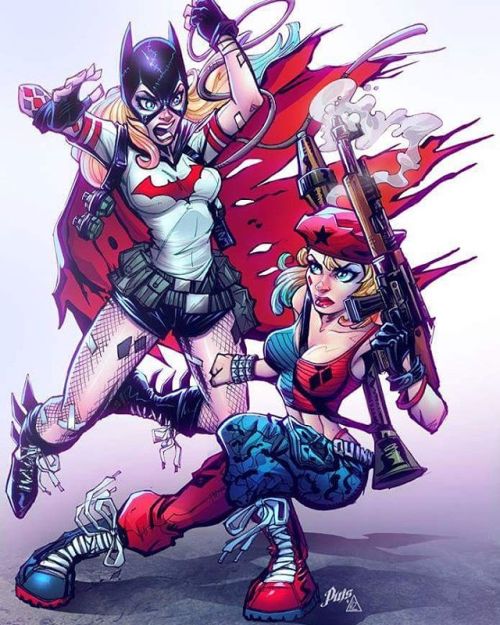 hzcolorartist:  Harley VS Herley digital color commission Art: @puiscalzada Color: Hedwin Zaldivar  #harleyquinn #batquinn #harleyquinfanart #dcfanart #harleyquinnfan 