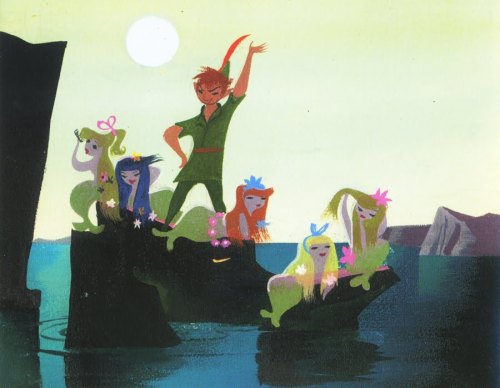 Peter Pan concept art by Mary Blair