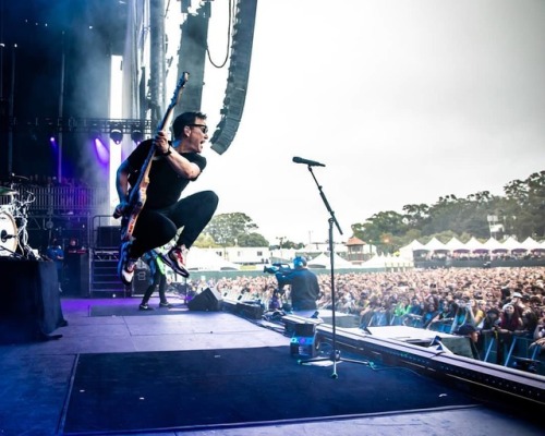 blink-182 en el festival Outside Lands#blink182 #MarkHoppus #TravisBarker #MattSkiba #OutsideLandsht