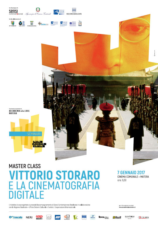 Comunicato Stampa #575: Master Class di Vittorio Storaro a Matera il 7 gennaio 2017 (rinviato), Resolvis | Marketing | Comunicazione | Matera | Business | Produzione Web | Produzione siti internet | Startup | Innovazione | Ricerca | E-commerce