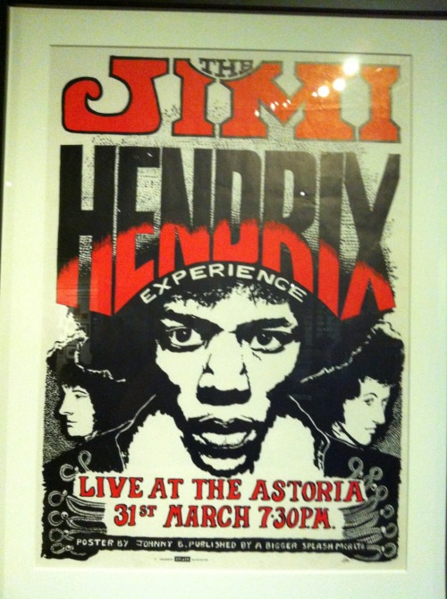 From the ‘Hendrix Hits London’ exhibit at the EMP museum, Seattle, WA - May 2013I didn&rsquo;t wanna