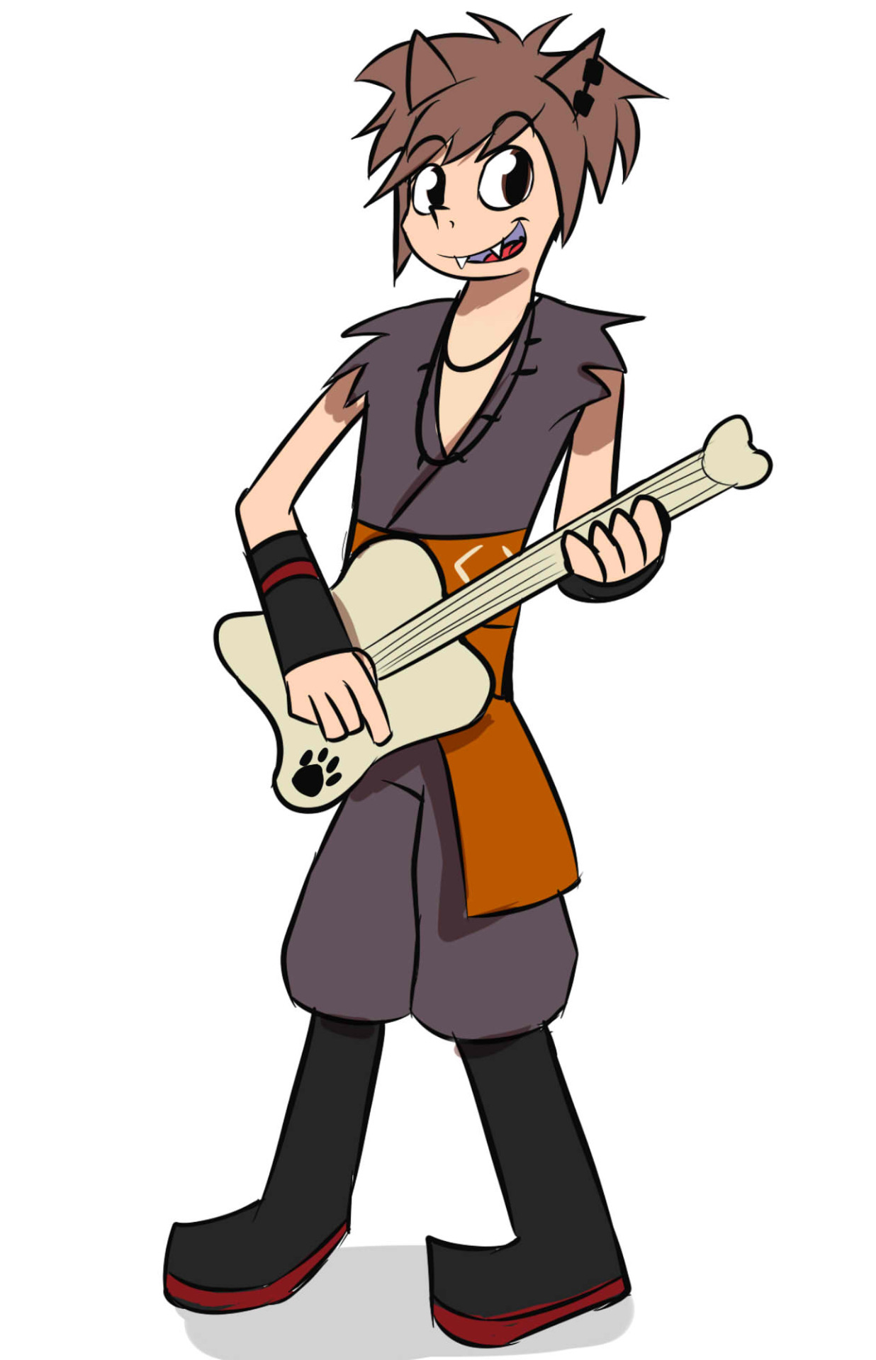 Quick Pic - The character, One, from the game Pop'n Music.  I spent the afternoon