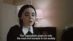 monobored:  theimpossiblesuperwholockian:  lapuslazooli:  Everyone should be more like Adult Wednesday Addams  This is exactly how my kids are gonna be brought up.  Okay but this is honestly adorable 