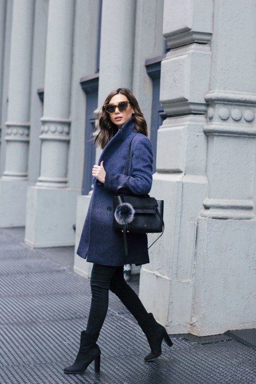 (via Ombre Obsessed) If this weather has you feeling the blues, this coat definitely won’t!