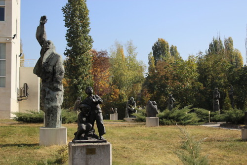 The sculpture garden at the Museum of Socialist Art, Sofia, Bulgaria.Formerly called the Museum of T