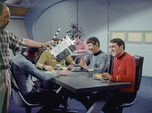 historicaltimes:On the Star Trek set, 1967 via reddit