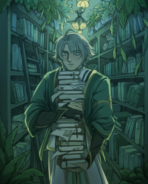 POV: You're In The Library In The Section Of Difficult And Abstruse Books