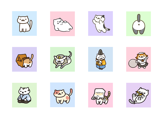 I learned to make an android icon pack for one reason :D : r/nekoatsume