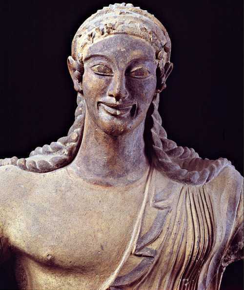 irefiordiligi: Apollo of Veii - National Etruscan Museum, Rome 510-490 BC