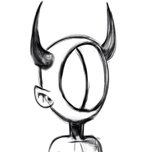 Another Digital #sketch For The Night. #Facehole #character #arte #illustracon #art #dibujo #digital