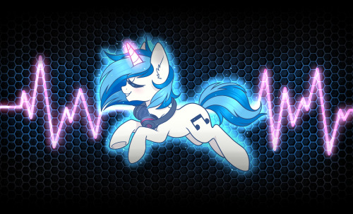 moonsugarpony:at last, I can upload this! this is the art I did for my good friend Lav’s new remix, which you can find here! I’ve been really looking forward to this release and it’s awesome. Listen to it and shower her with love.c: