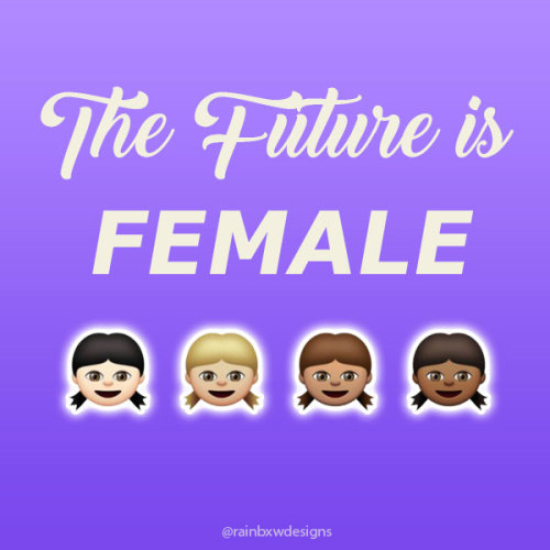 The future is female-https://www.instagram.com/rainbxwdesigns/