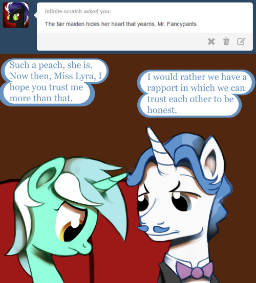ask-canterlot-musicians:  Goodness gracious me. 