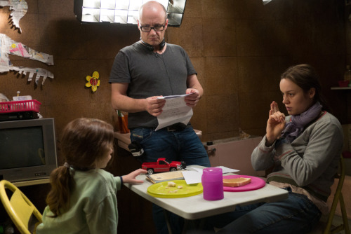 Lenny Abrahamson on the set of Room (2015)