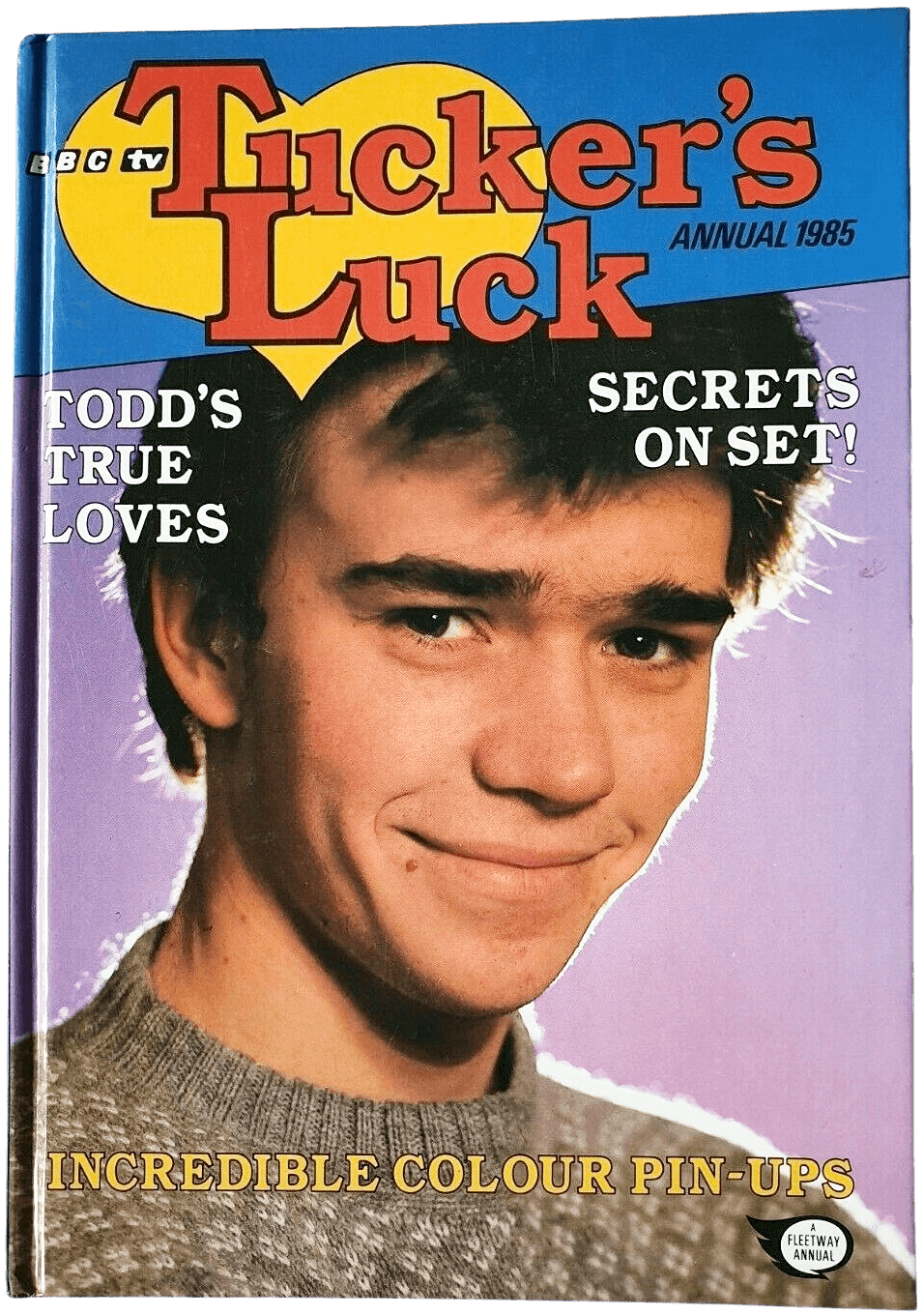 <p>Tucker’s Luck Annual from 1985 ft. Todd Carty as Tucker Jenkins</p>