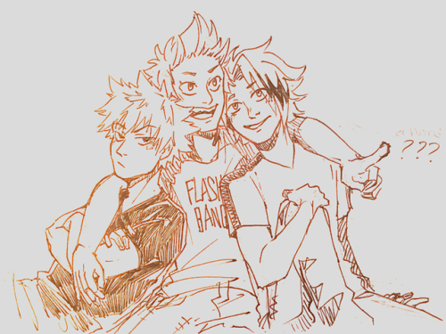 denki is concerned with how much is going on between his legs at the momentreally old drawings of th