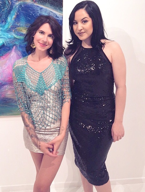 charmaineolivia: claudyamind: April 2, 2016 at the Dax Gallery for the @charmaineolivia exhibition. 